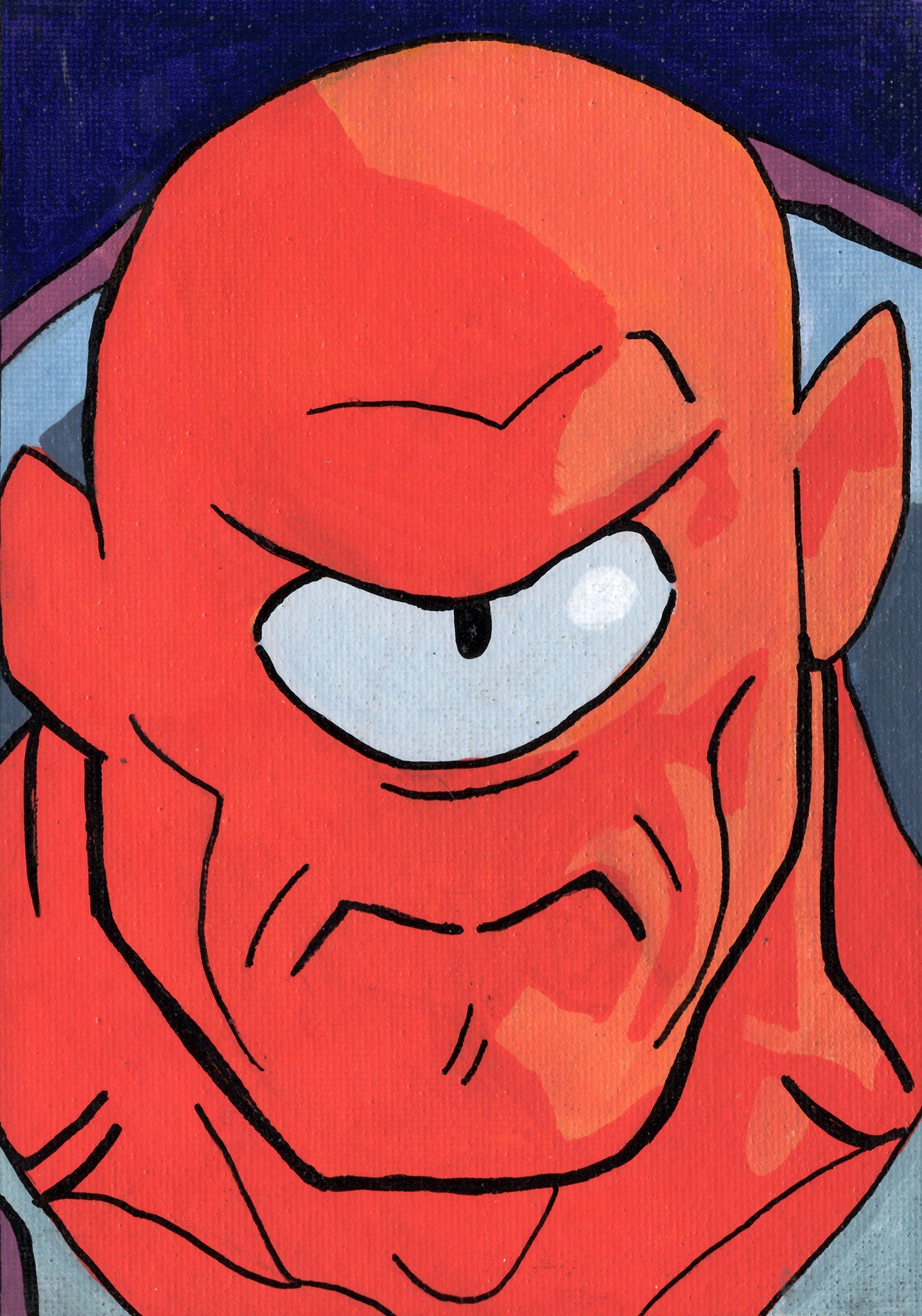 Allen the Alien (Invincible) – 5" x 7" Original Hand‑Painted Fan Art