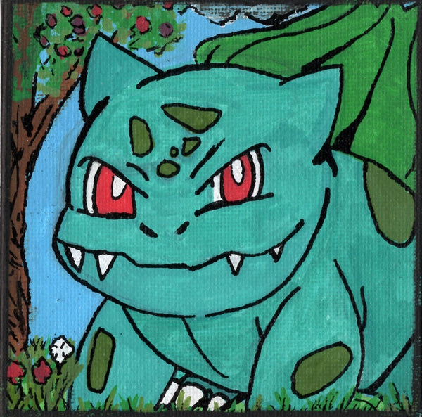 Little Sprout, Big Love — 4" x 4" Canvas Panel by Keith Wahl Art
