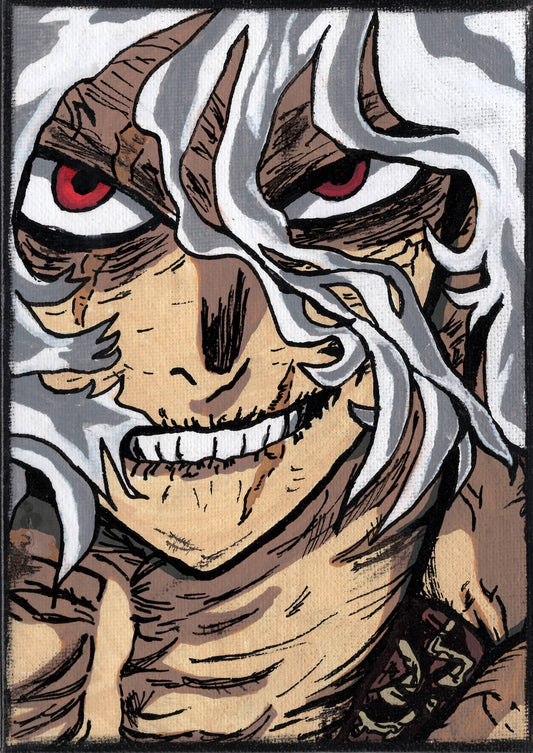 Shigaraki (My Hero Academia) – 5" x 7" Original Hand‑Painted Fan Art